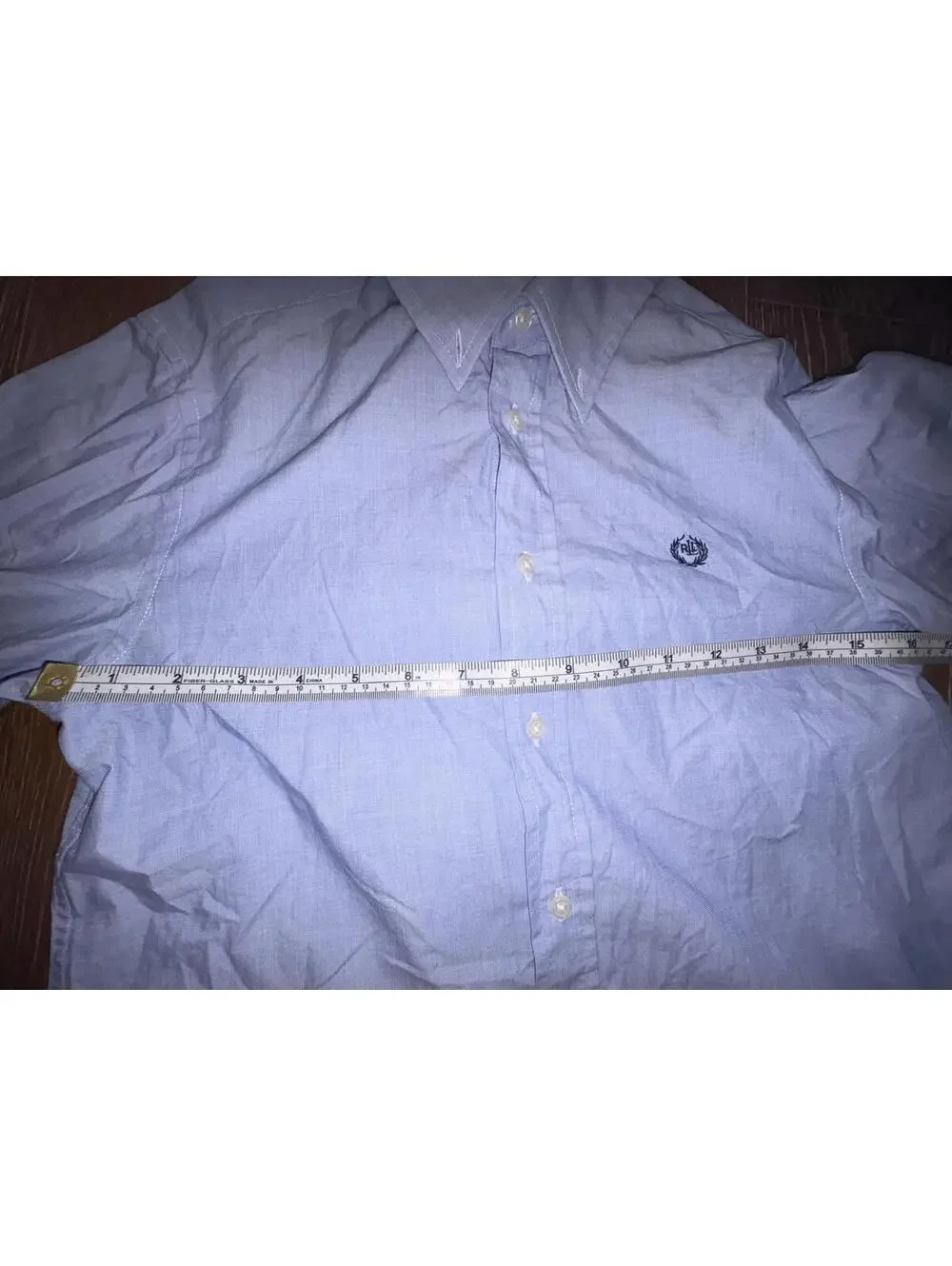Ralph Lauren Blue Dress Shirt Classic Kid Size 14